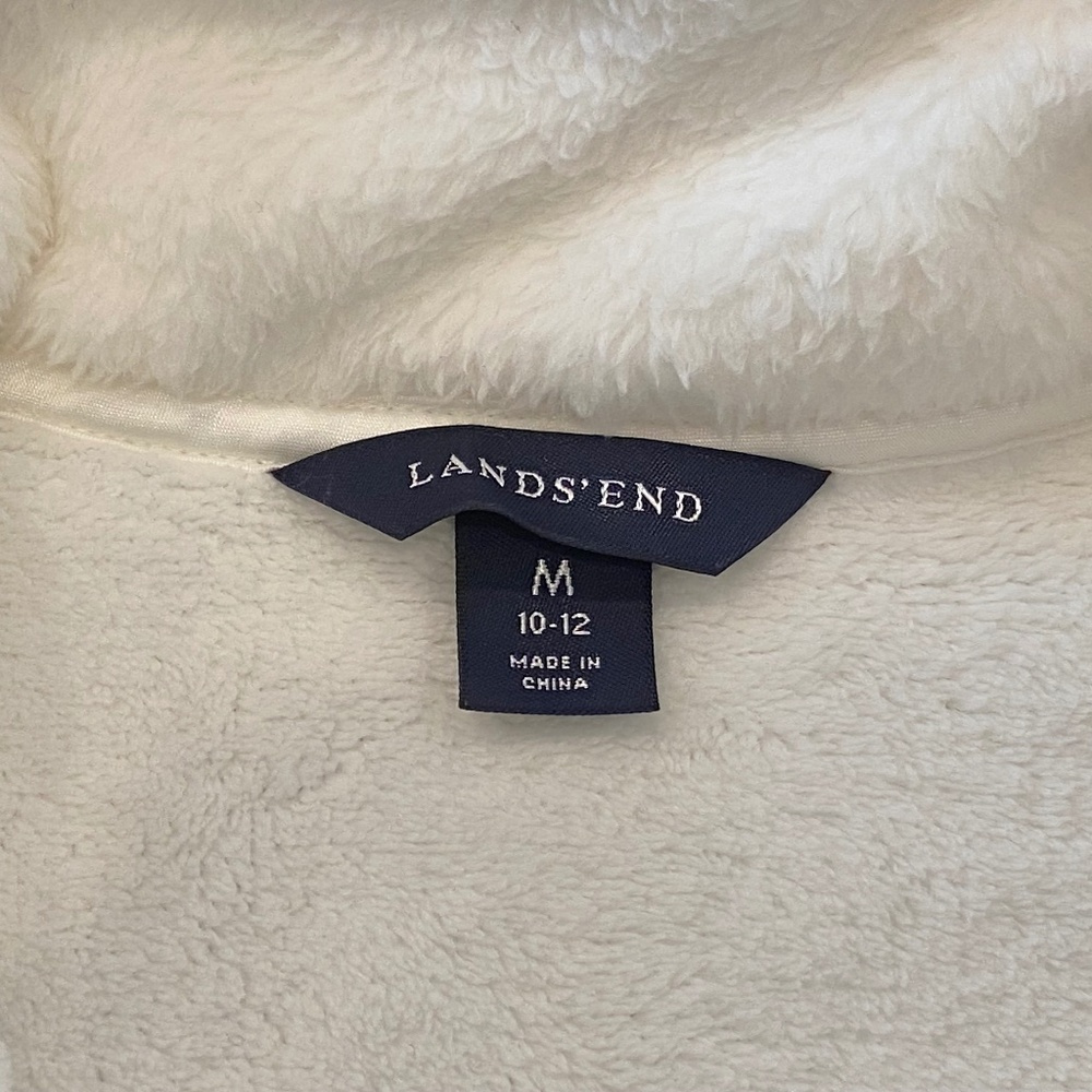 NEW  Land's End *Luxurious* Angel Fleece Quarter Zip Pullover - Picture 4 of 9